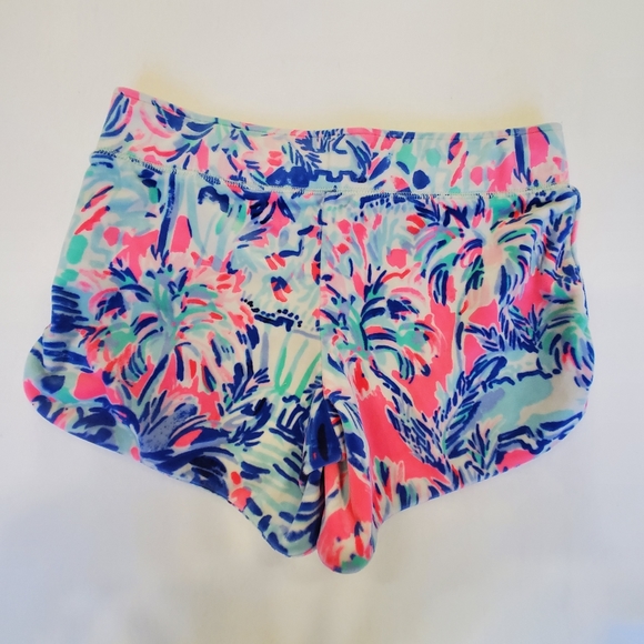 RARE Lilly Pulitzer Robyn Shorts Womens XSmall Cabana Cocktail Velour Lounge‎ XS - Picture 4 of 15